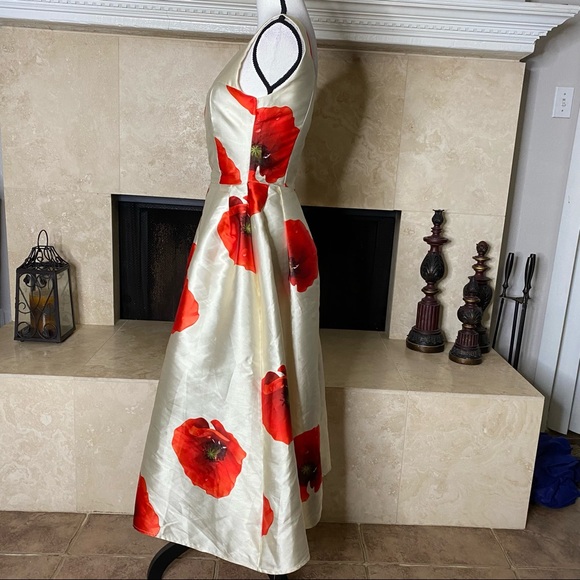 - ChicWish Sleeveless Floral Printed Dress  Vintage SlimNeck Size S - Picture 7 of 12